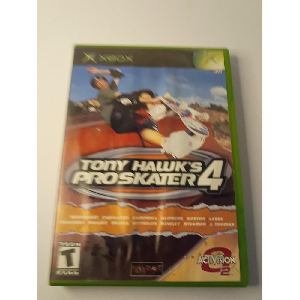 Tony Hawk's Pro Skater 4 by Activision Xbox Manual Multiplayer NTSC-U/C 2002
